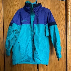 Columbia Bugaboo Reversible Women’s Small 90’s Color Block Ski Jacket Zip